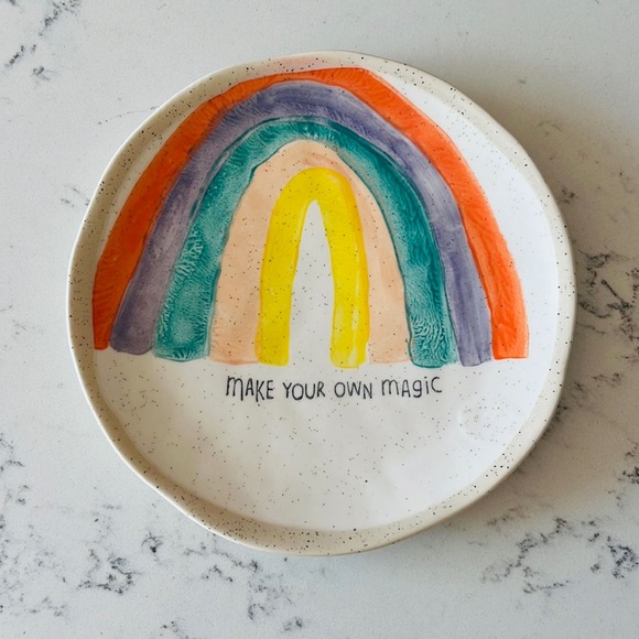 Anthropologie Rainbow Decorative  Plates - Picture 3 of 10
